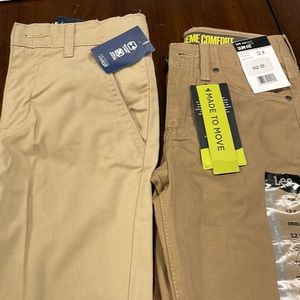 2 pairs of brand new, size 12 slim crown and Ivey and Lee boys pants
